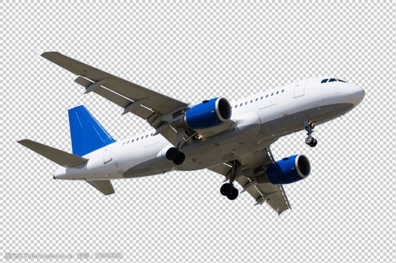 透气型喷气式客机免抠png透明图层素材