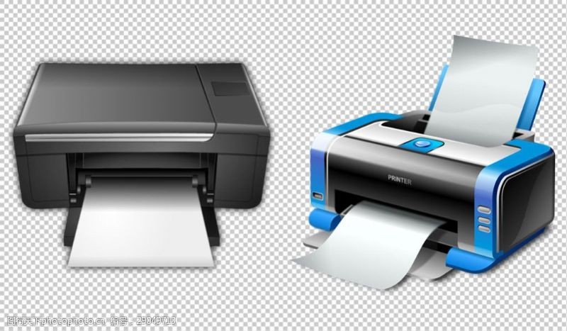 打针孔办公室的打印机打印机免抠png透明素材