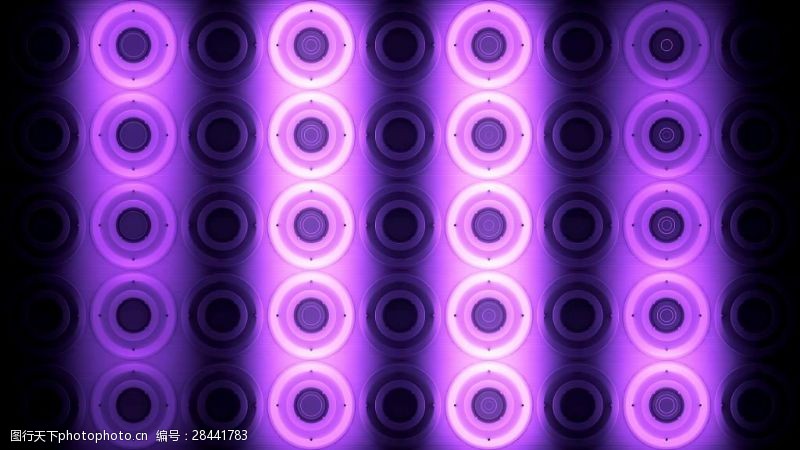 迪斯科舞酒吧LED紫色辉光特效视频素材