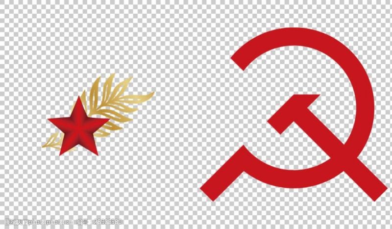 徽章前苏联社会主义标志免抠png透明图层素材