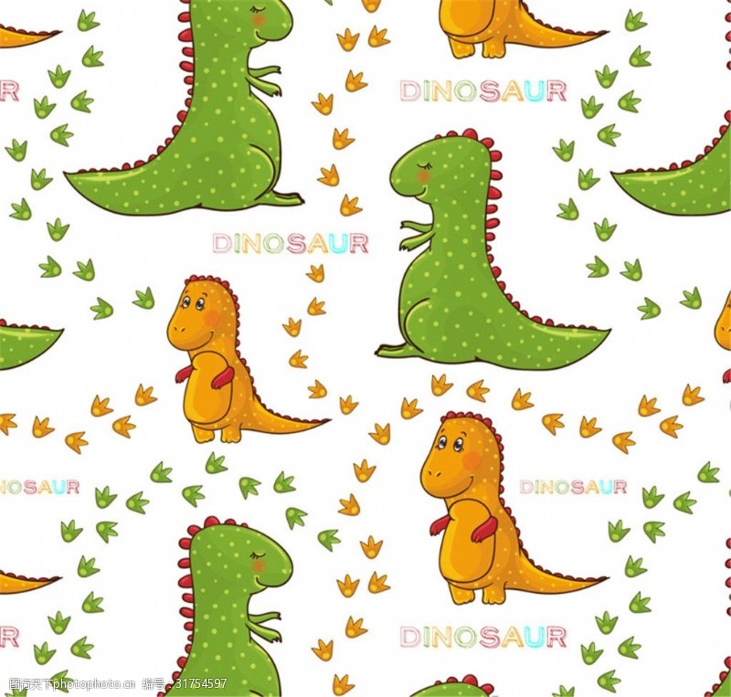 龙纹底纹免费下载绿色恐龙化石花纹背景图