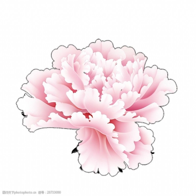 粉饼粉色花朵中秋元素
