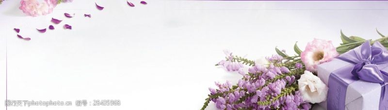 豹纹紫色清新广告背景