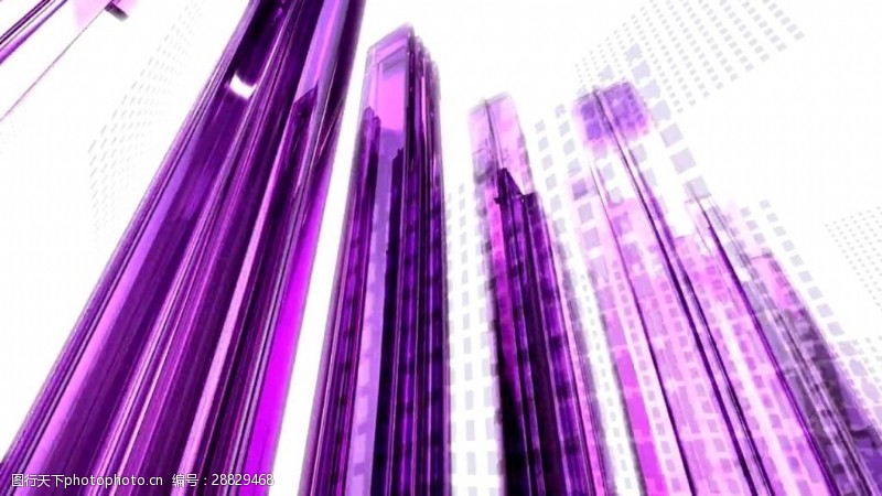 合成素材紫色立体动感发散炫光特效视频素材