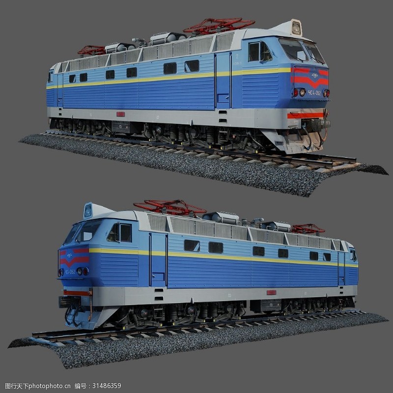 火车免费下载3d火车头模型