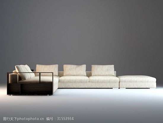 法式风格效果图法式风格沙发组合模型