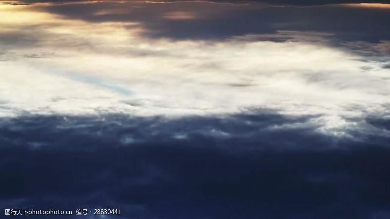合成素材云层光条天空风景视频素材
