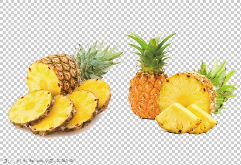 切开的梨图片素材菠萝水果图片免抠png透明图层素材