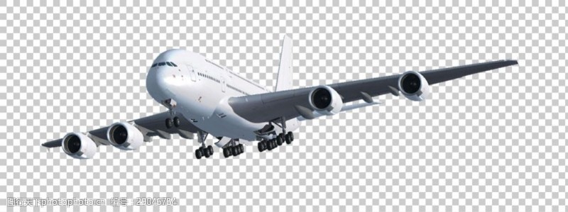 透气型飞行的大飞机免抠png透明图层素材