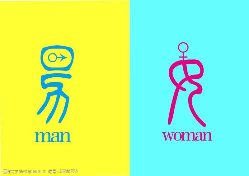 男女标志