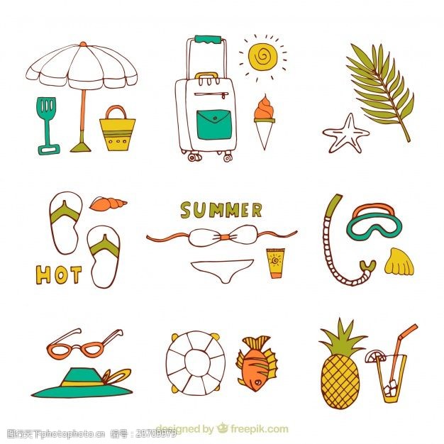 夏季格子面料夏季项目中的手绘风格的分类