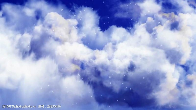 合成素材云层天空风景视频素材