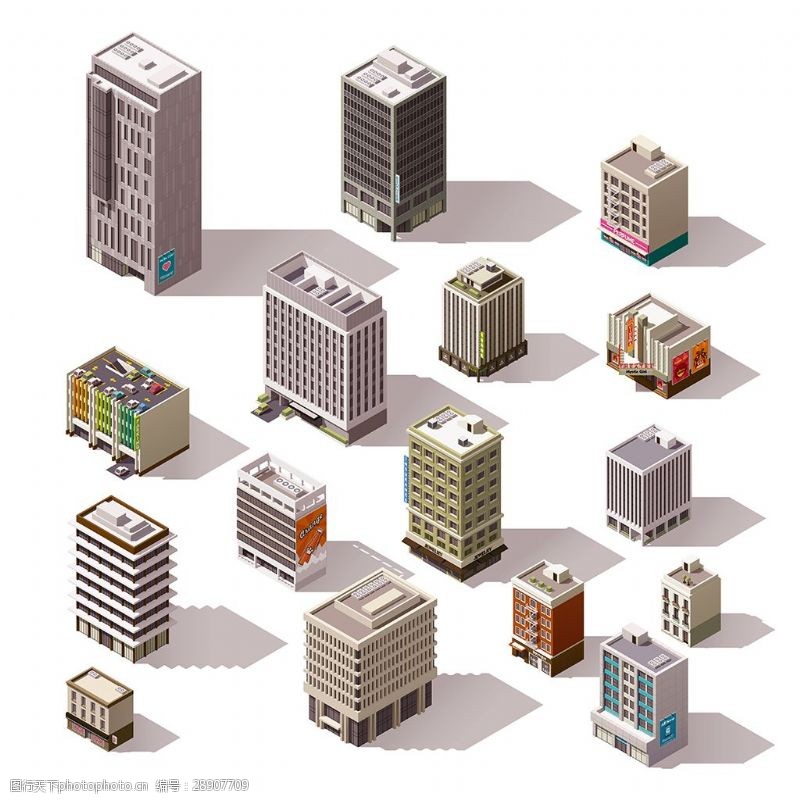 城市地产城市规划房地产设计矢量素材