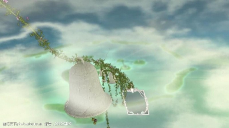 合成素材云气缭绕仙境动态视频素材