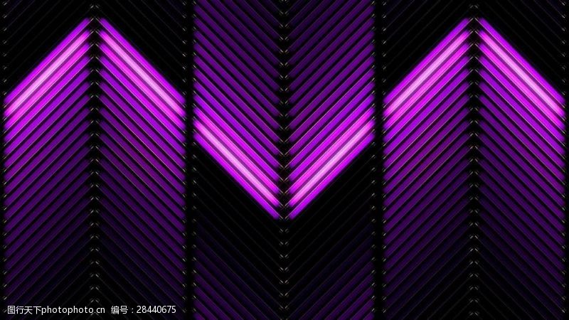 迪斯科舞酒吧VJ紫色霓虹视觉素材