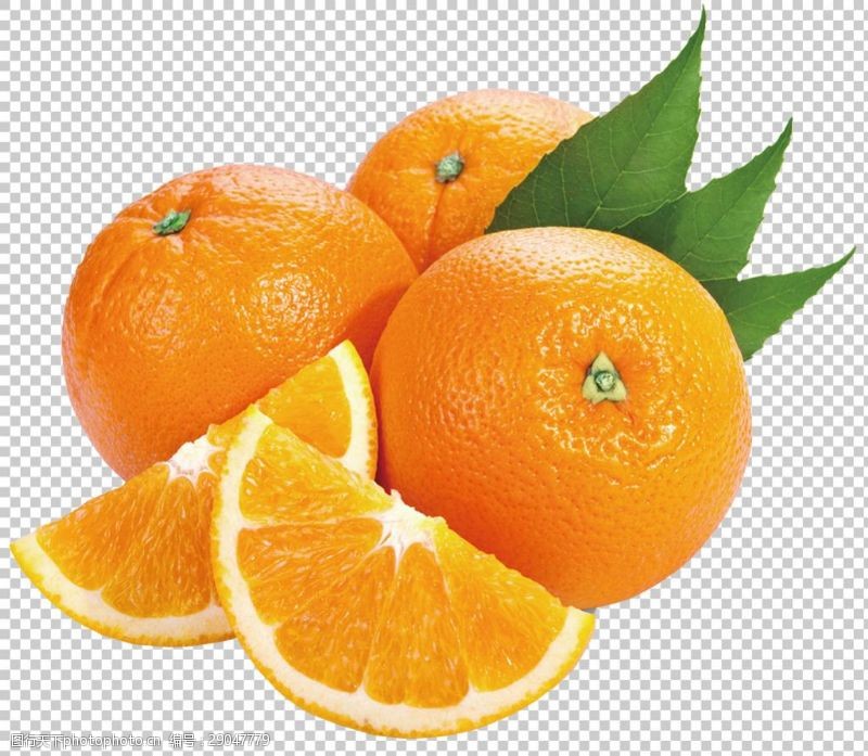 各类水果新鲜橙子水果免抠png透明图层素材
