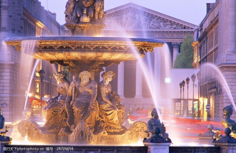 欧洲雕刻法国巴黎风光巴黎旅游照片
