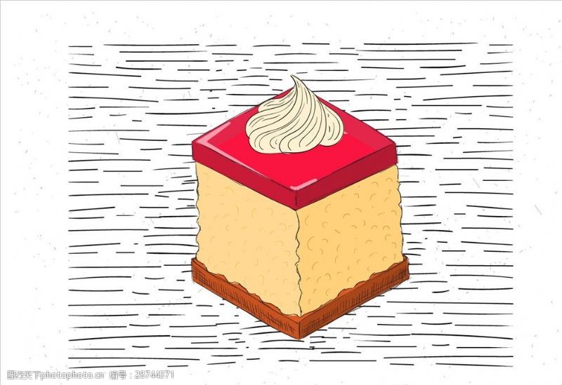 手绘蛋糕